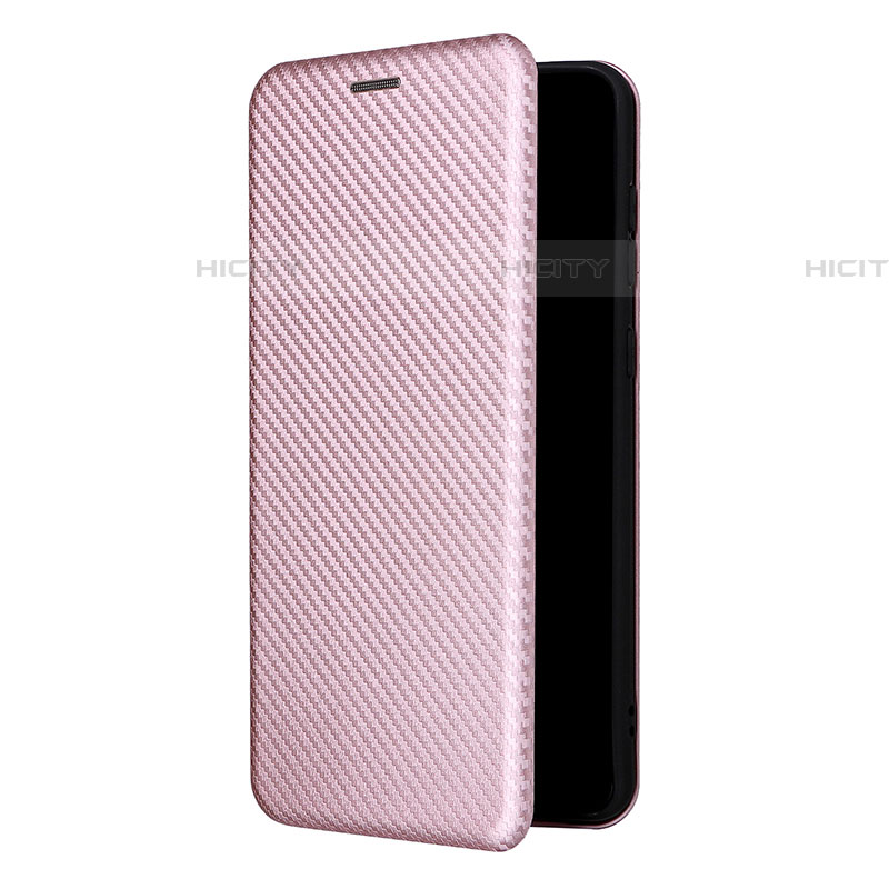 Funda de Cuero Cartera con Soporte Carcasa L07Z para Samsung Galaxy A73 5G Oro Rosa