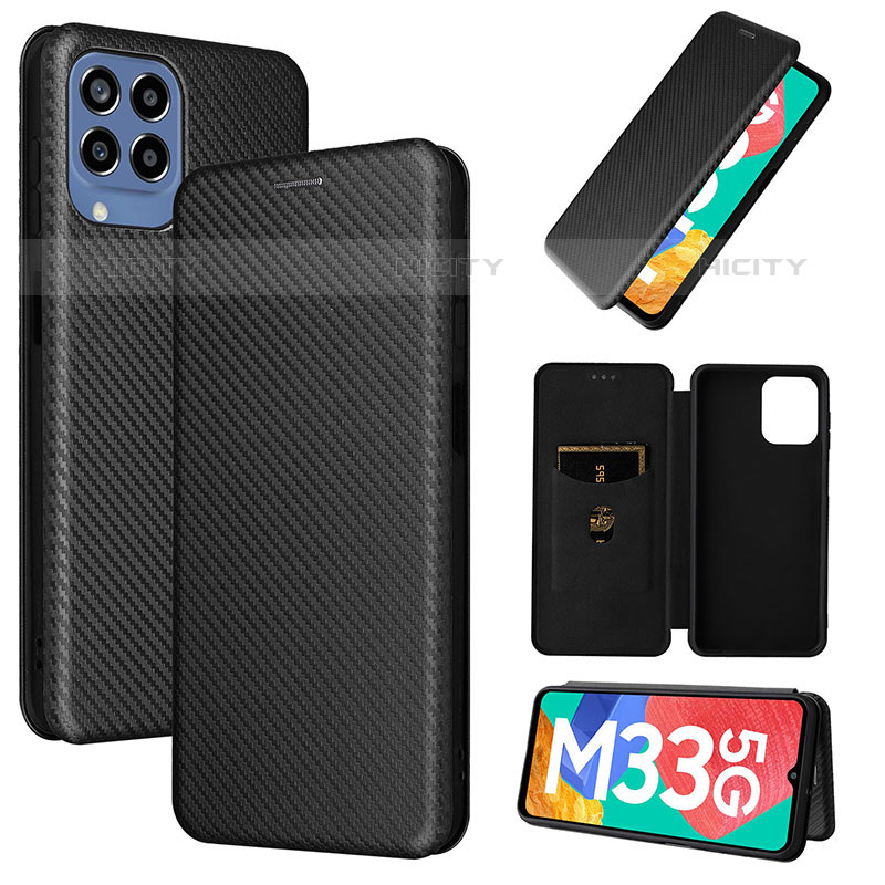 Funda de Cuero Cartera con Soporte Carcasa L07Z para Samsung Galaxy M33 5G