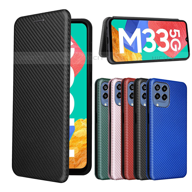 Funda de Cuero Cartera con Soporte Carcasa L07Z para Samsung Galaxy M33 5G