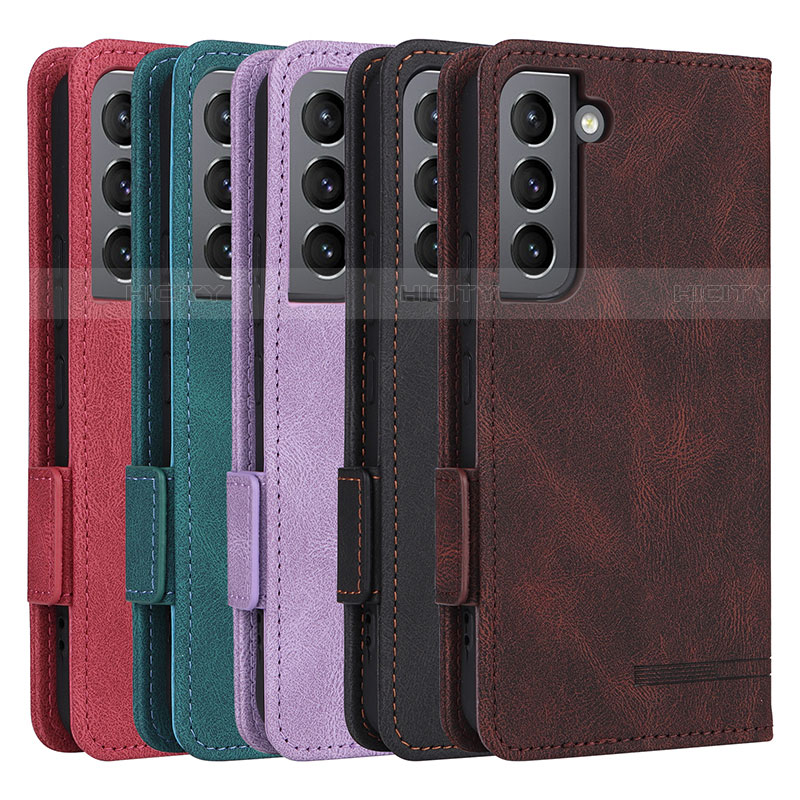 Funda de Cuero Cartera con Soporte Carcasa L07Z para Samsung Galaxy S21 Plus 5G