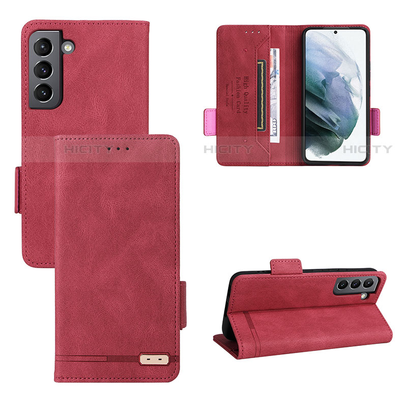 Funda de Cuero Cartera con Soporte Carcasa L07Z para Samsung Galaxy S21 Plus 5G