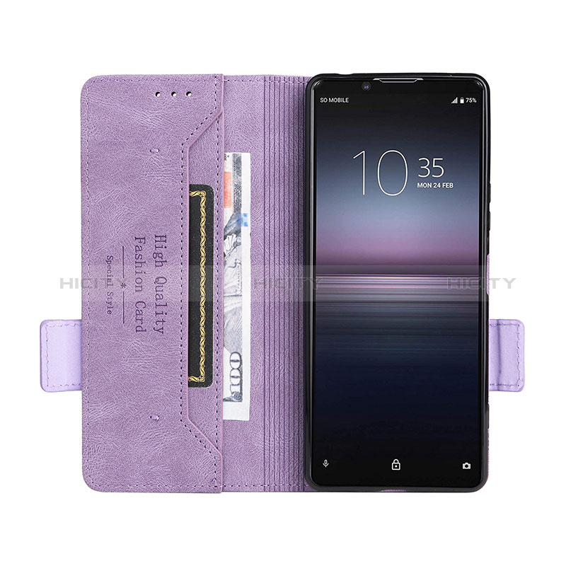 Funda de Cuero Cartera con Soporte Carcasa L07Z para Sony Xperia 1 II