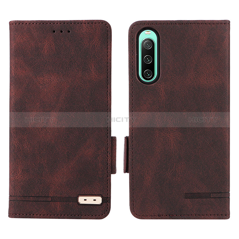 Funda de Cuero Cartera con Soporte Carcasa L07Z para Sony Xperia 10 IV