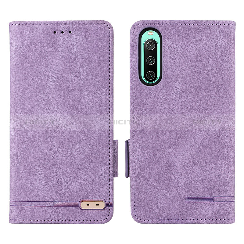 Funda de Cuero Cartera con Soporte Carcasa L07Z para Sony Xperia 10 IV