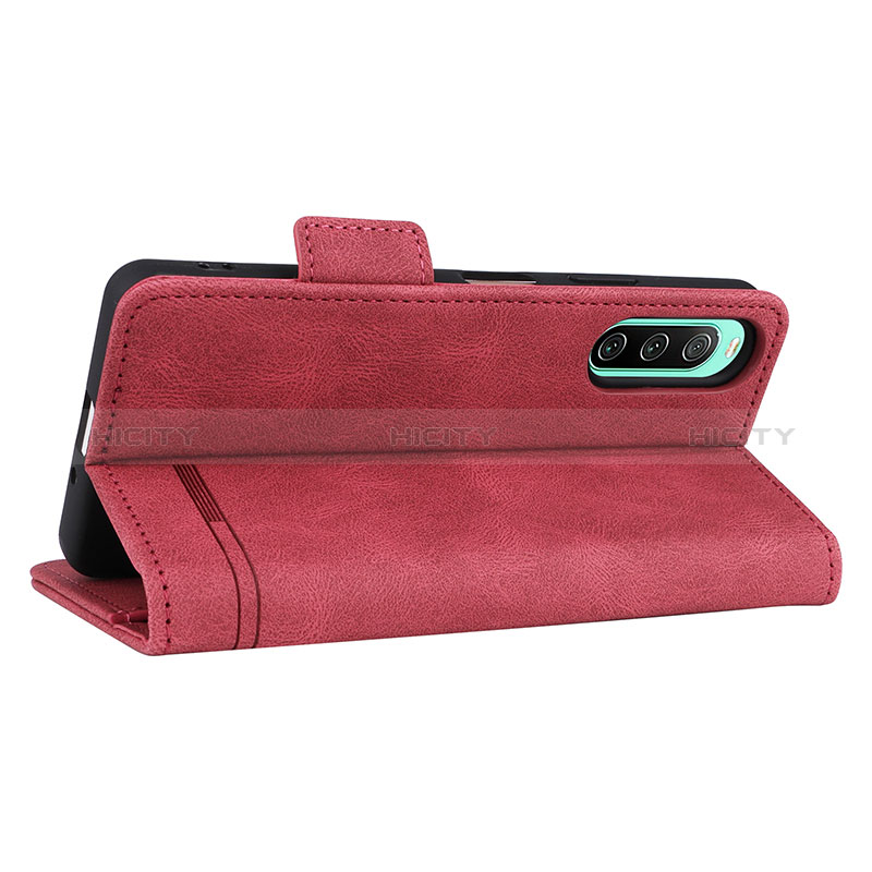 Funda de Cuero Cartera con Soporte Carcasa L07Z para Sony Xperia 10 IV SO-52C