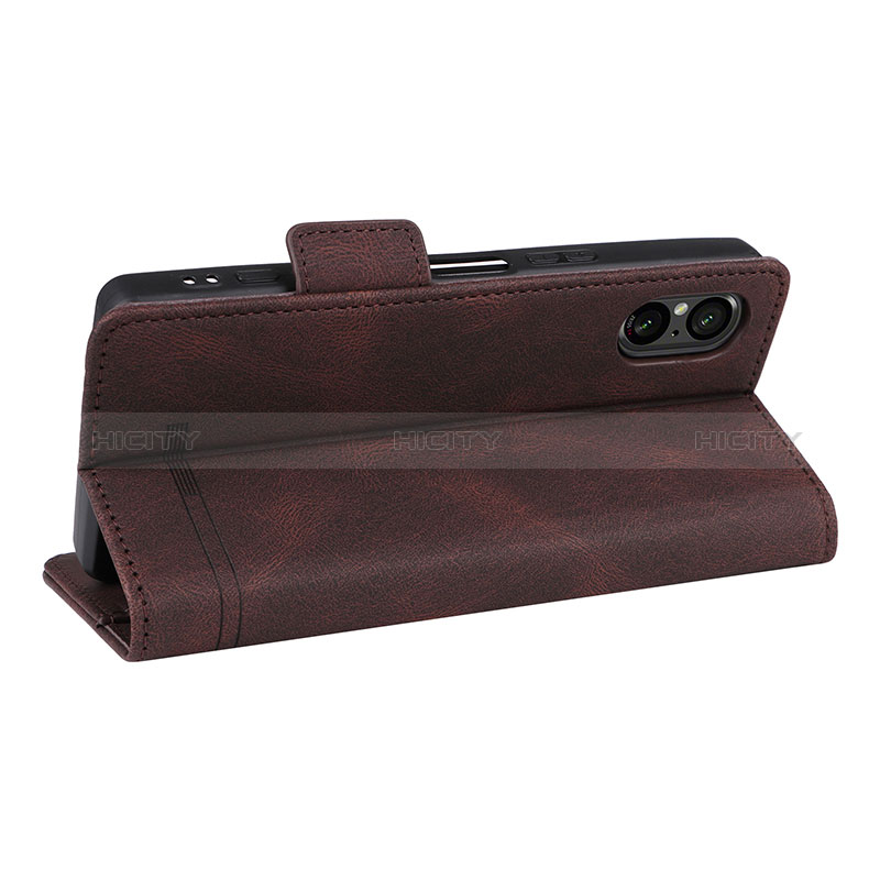 Funda de Cuero Cartera con Soporte Carcasa L07Z para Sony Xperia 5 V