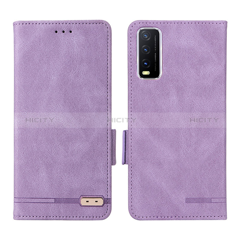 Funda de Cuero Cartera con Soporte Carcasa L07Z para Vivo Y12G