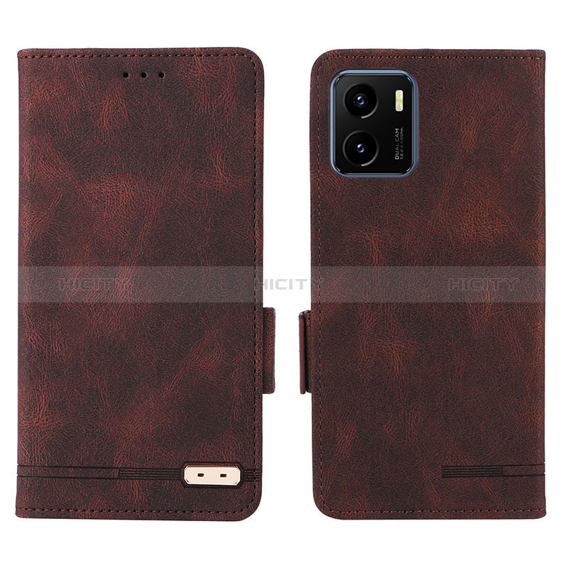 Funda de Cuero Cartera con Soporte Carcasa L07Z para Vivo Y15S