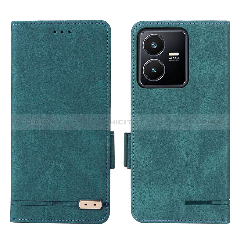 Funda de Cuero Cartera con Soporte Carcasa L07Z para Vivo Y22