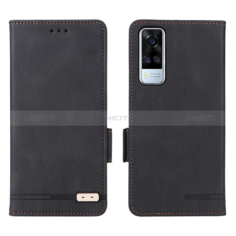 Funda de Cuero Cartera con Soporte Carcasa L07Z para Vivo Y51 (2021)