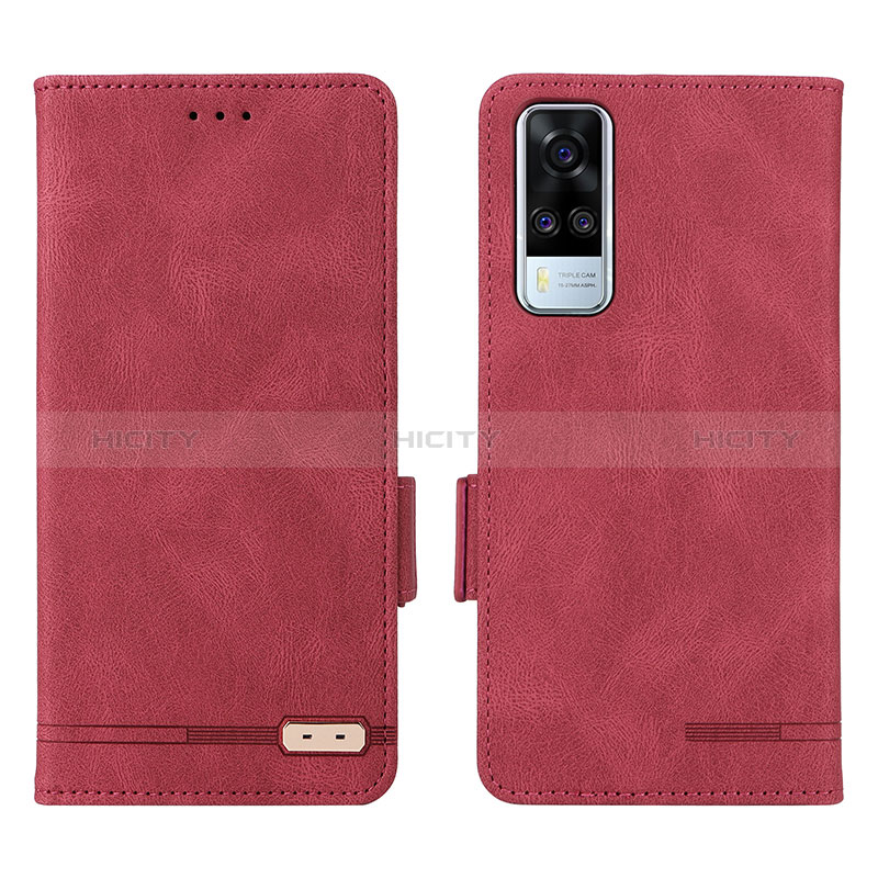 Funda de Cuero Cartera con Soporte Carcasa L07Z para Vivo Y53s 4G