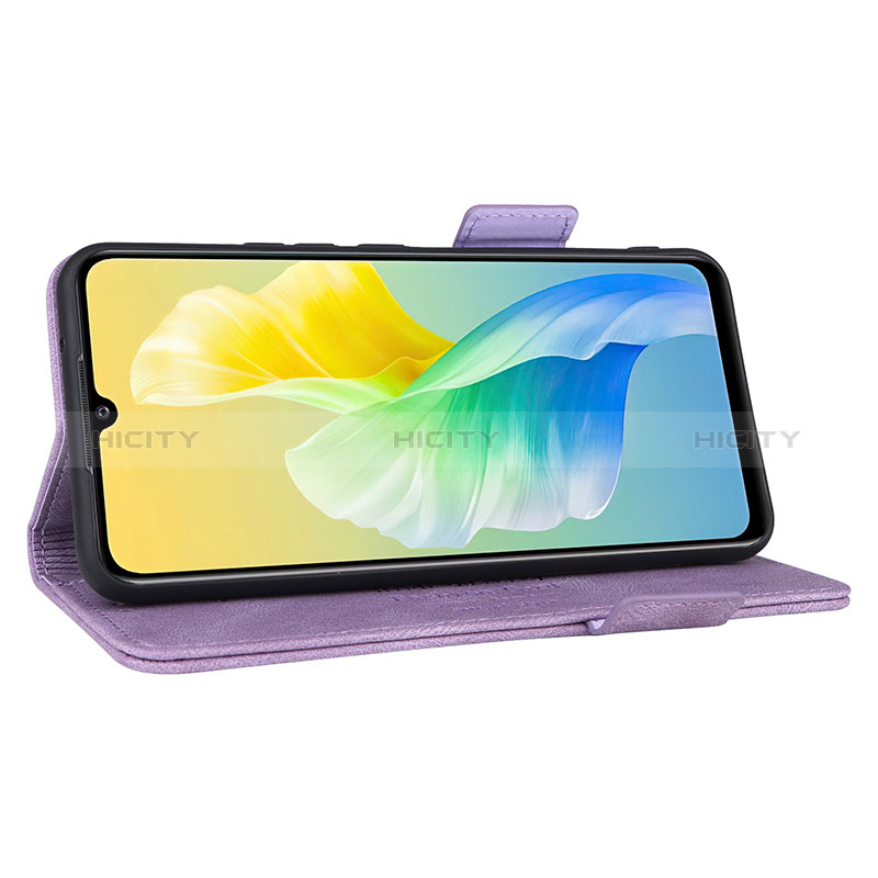 Funda de Cuero Cartera con Soporte Carcasa L07Z para Vivo Y75 4G