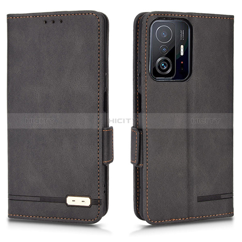 Funda de Cuero Cartera con Soporte Carcasa L07Z para Xiaomi Mi 11T 5G Negro