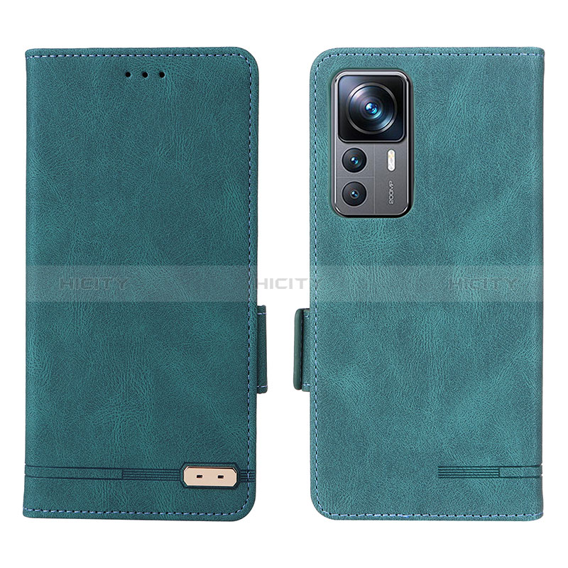 Funda de Cuero Cartera con Soporte Carcasa L07Z para Xiaomi Mi 12T 5G Verde