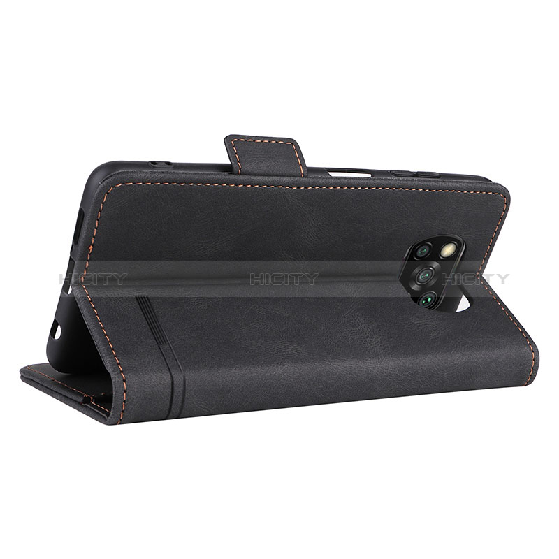 Funda de Cuero Cartera con Soporte Carcasa L07Z para Xiaomi Poco X3 Pro