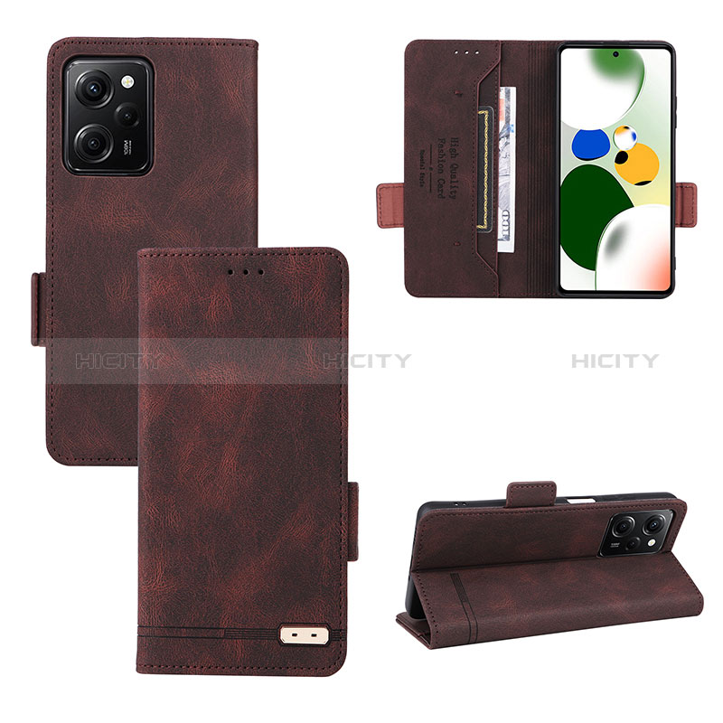 Funda de Cuero Cartera con Soporte Carcasa L07Z para Xiaomi Poco X5 Pro 5G