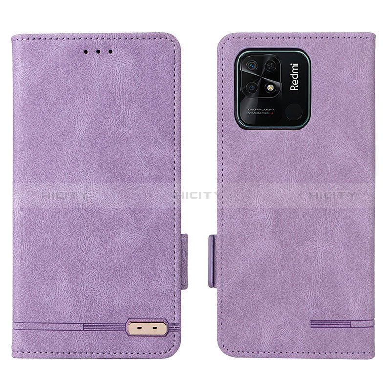 Funda de Cuero Cartera con Soporte Carcasa L07Z para Xiaomi Redmi 10 Power