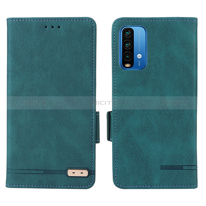 Funda de Cuero Cartera con Soporte Carcasa L07Z para Xiaomi Redmi 9 Power