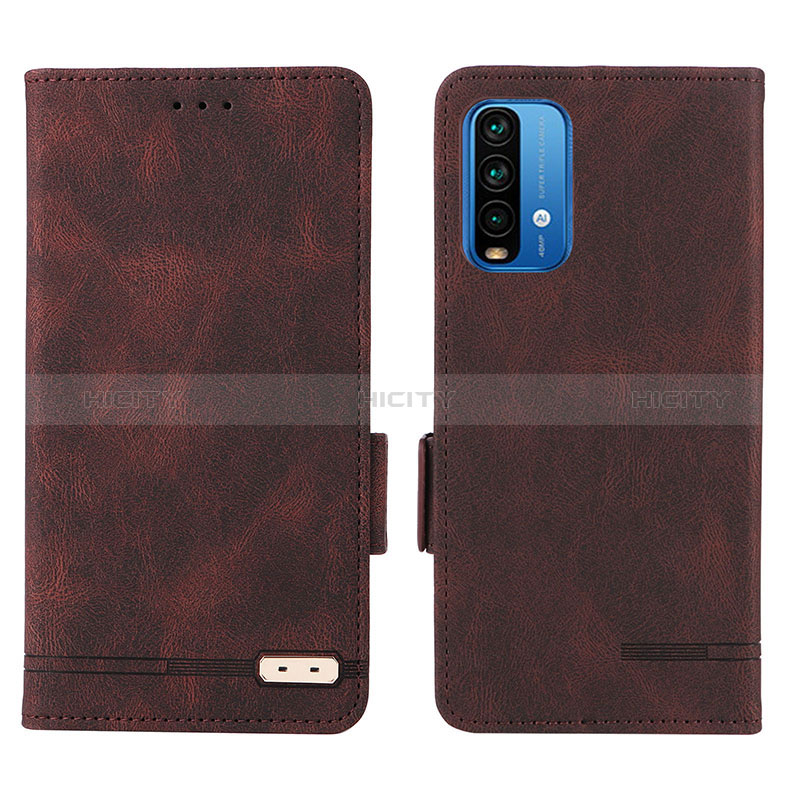 Funda de Cuero Cartera con Soporte Carcasa L07Z para Xiaomi Redmi 9 Power