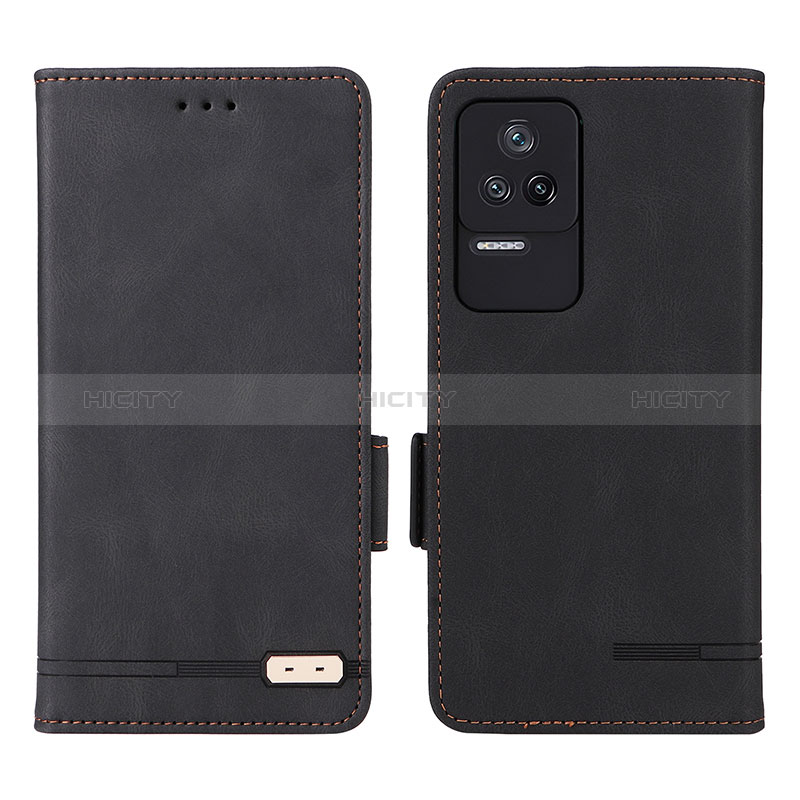 Funda de Cuero Cartera con Soporte Carcasa L07Z para Xiaomi Redmi K40S 5G Negro