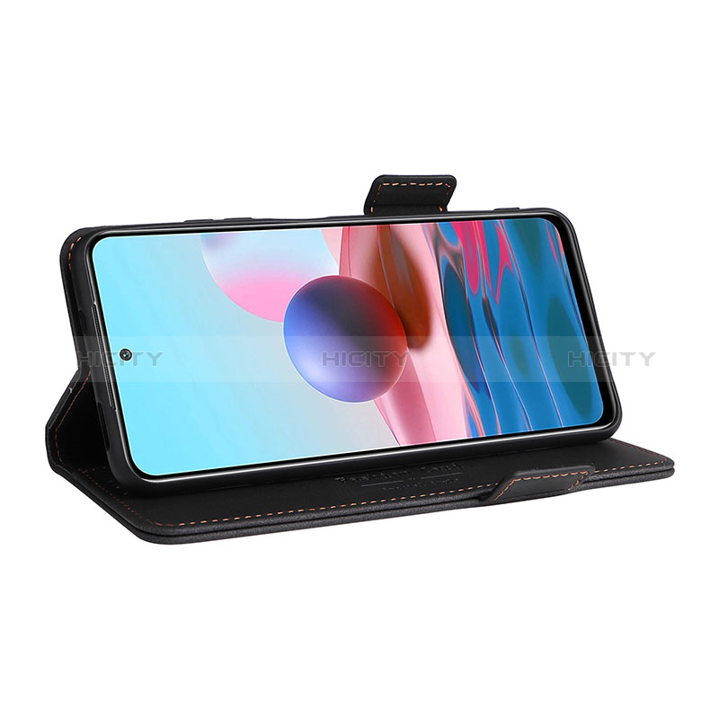 Funda de Cuero Cartera con Soporte Carcasa L07Z para Xiaomi Redmi Note 10 4G