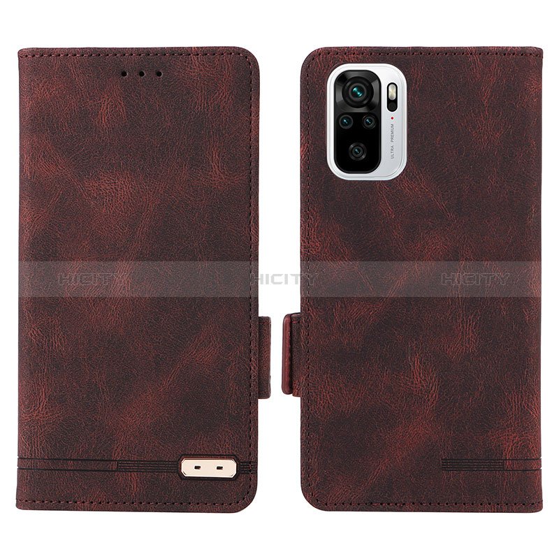 Funda de Cuero Cartera con Soporte Carcasa L07Z para Xiaomi Redmi Note 10 4G