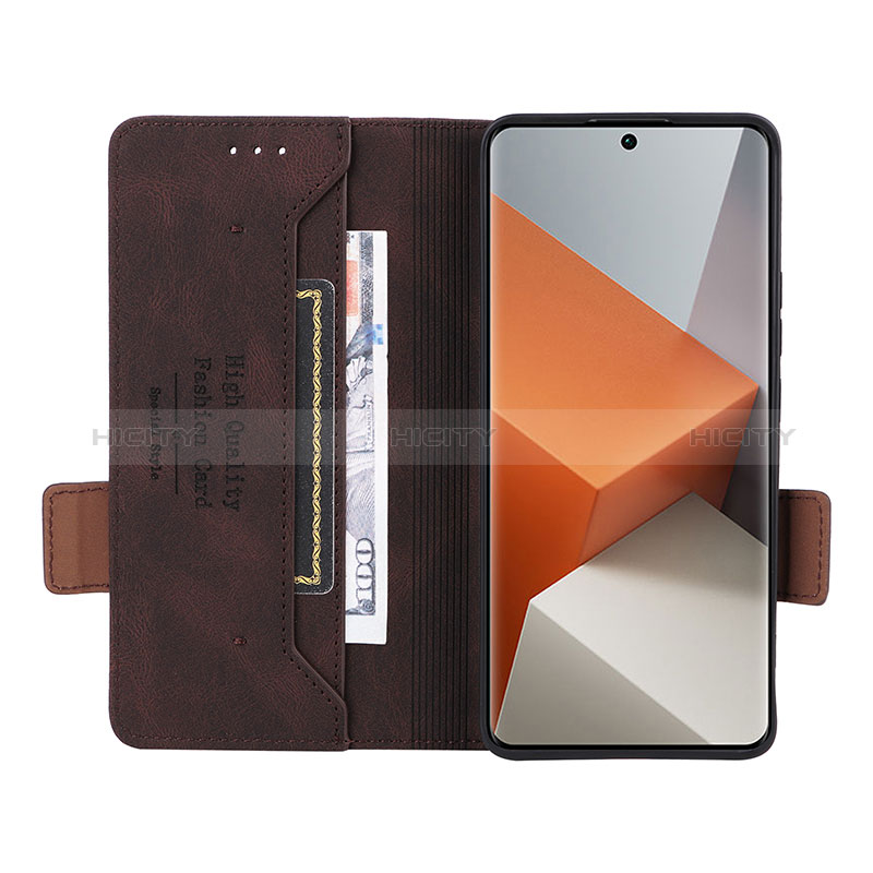 Funda de Cuero Cartera con Soporte Carcasa L07Z para Xiaomi Redmi Note 13 Pro+ Plus 5G