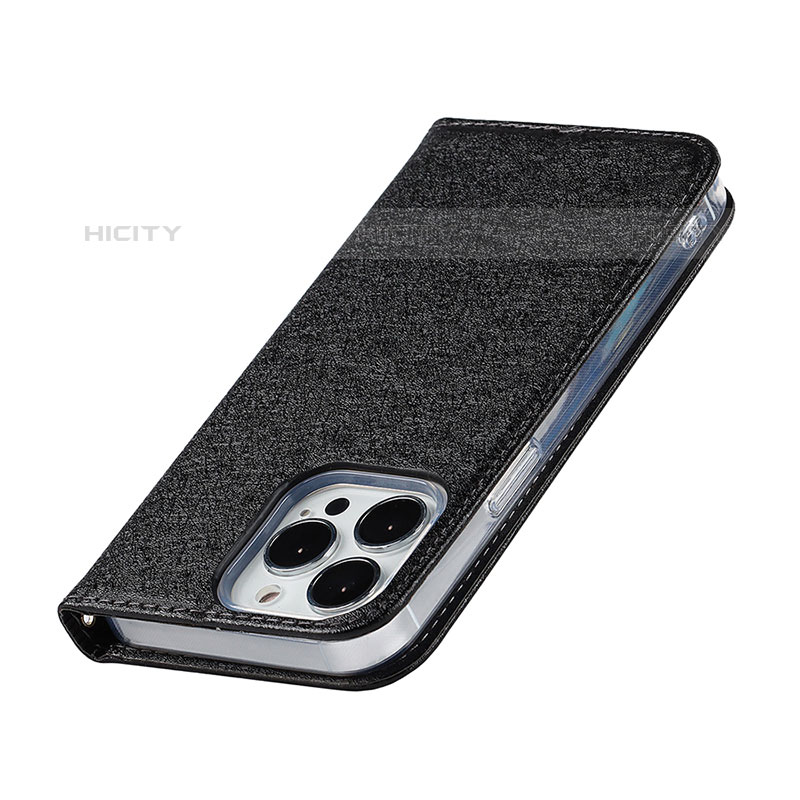 Funda de Cuero Cartera con Soporte Carcasa L08 para Apple iPhone 16 Pro