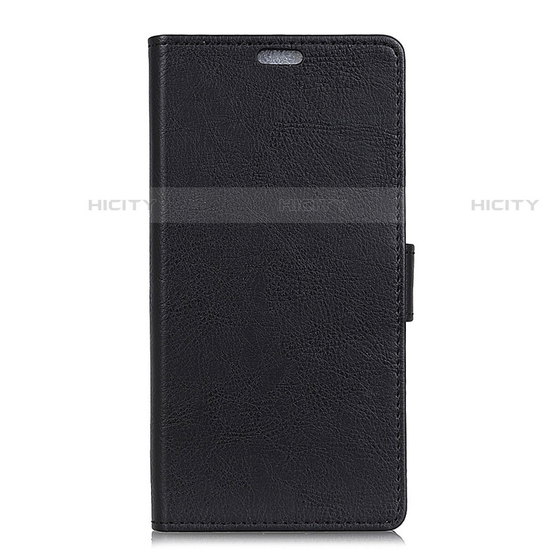 Funda de Cuero Cartera con Soporte Carcasa L08 para Asus Zenfone Max ZB555KL Negro