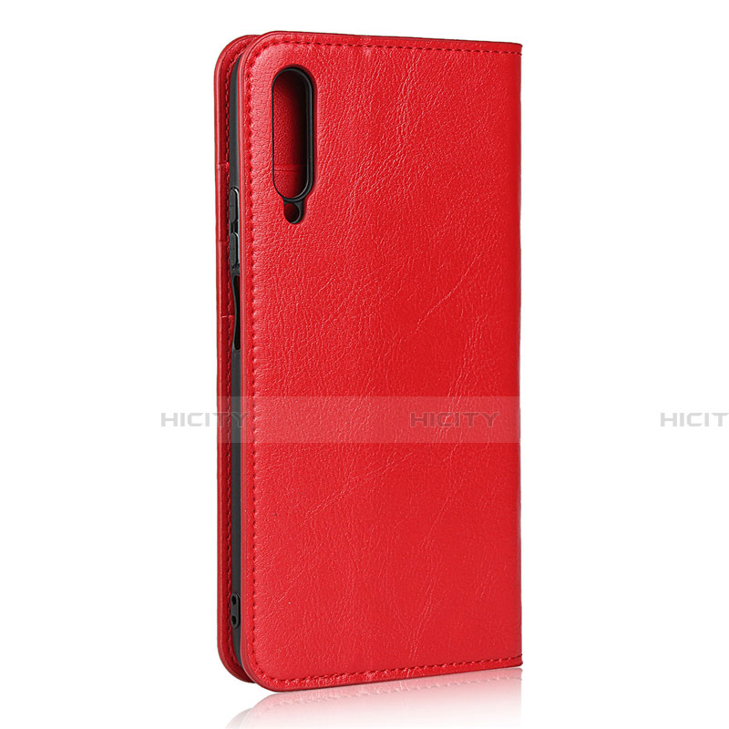 Funda de Cuero Cartera con Soporte Carcasa L08 para Huawei Honor 9X Pro Rojo