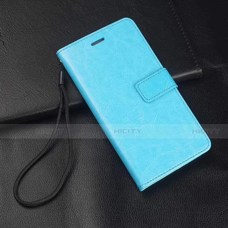 Funda de Cuero Cartera con Soporte Carcasa L08 para Huawei Mate 20 Lite Azul Cielo