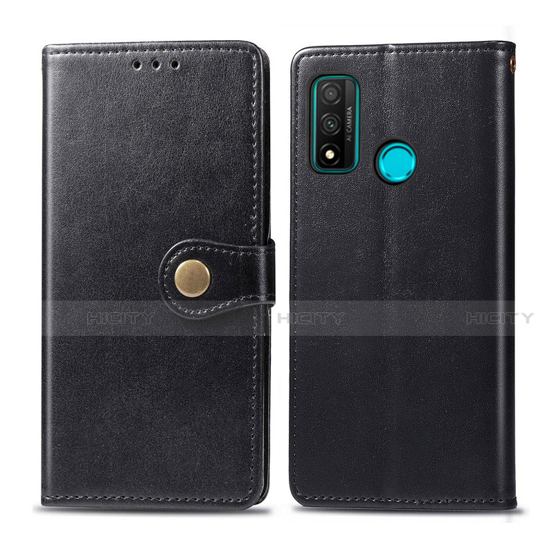 Funda de Cuero Cartera con Soporte Carcasa L08 para Huawei Nova Lite 3 Plus Negro