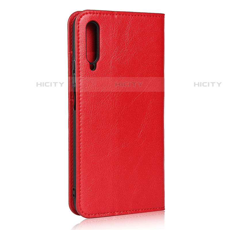 Funda de Cuero Cartera con Soporte Carcasa L08 para Huawei P Smart Pro (2019) Rojo