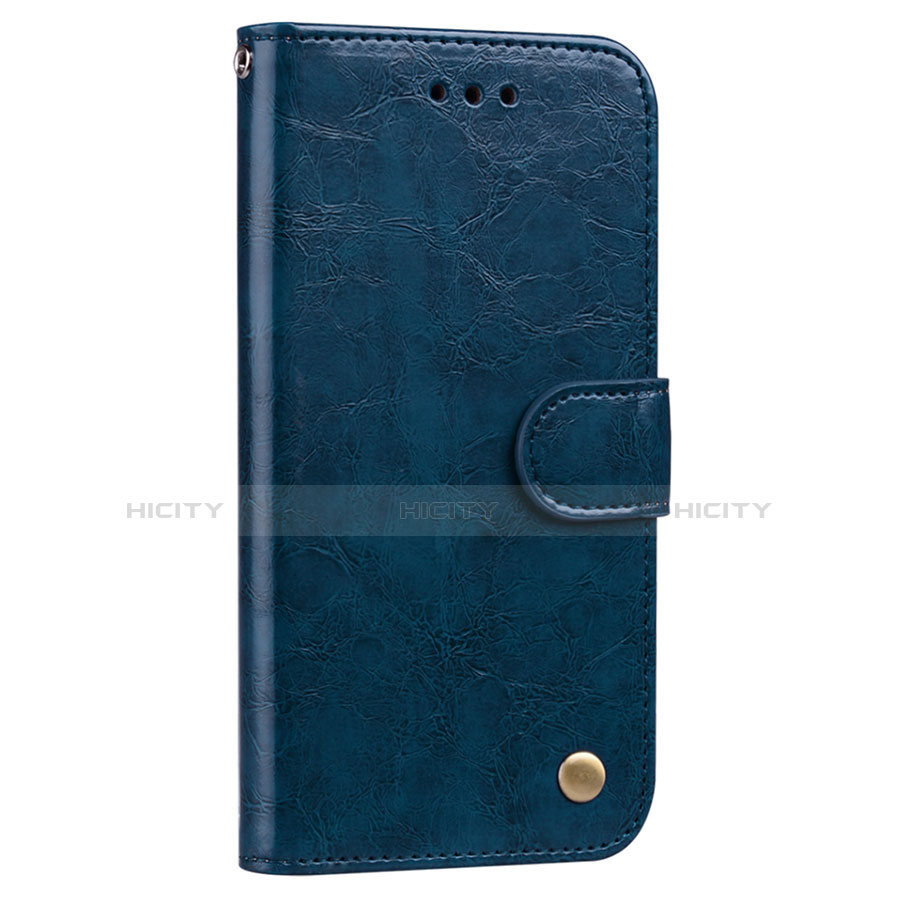 Funda de Cuero Cartera con Soporte Carcasa L08 para Huawei P20 Pro Azul