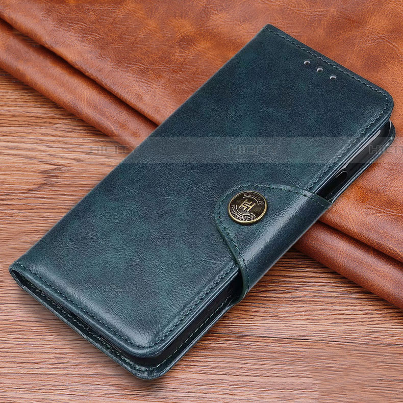 Funda de Cuero Cartera con Soporte Carcasa L08 para Huawei P40 Lite Azul