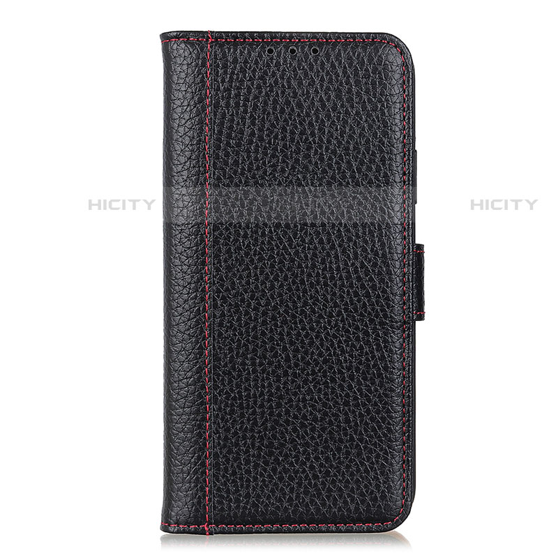 Funda de Cuero Cartera con Soporte Carcasa L08 para Huawei Y8s Negro