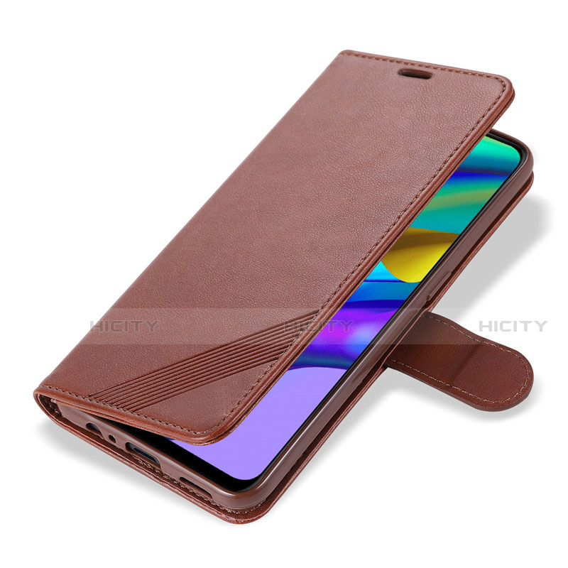 Funda de Cuero Cartera con Soporte Carcasa L08 para Oppo F17 Pro