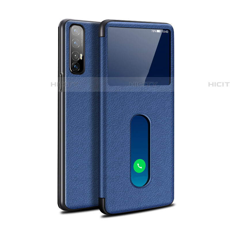 Funda de Cuero Cartera con Soporte Carcasa L08 para Oppo Reno3 Pro