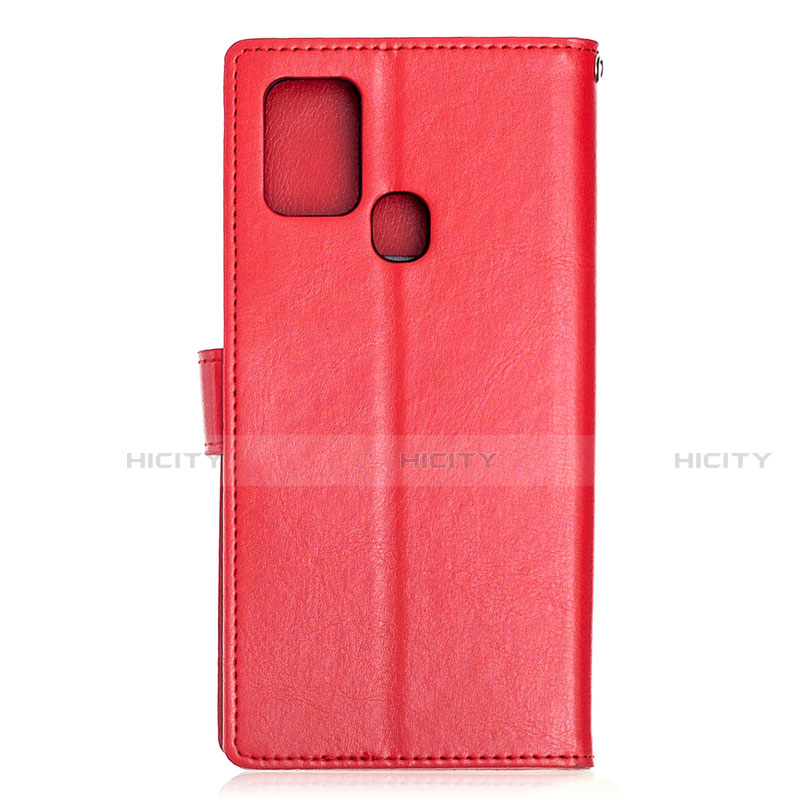 Funda de Cuero Cartera con Soporte Carcasa L08 para Samsung Galaxy A21s