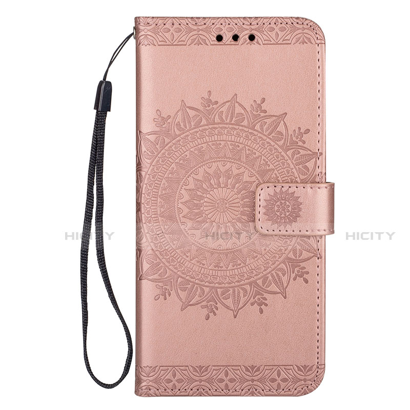 Funda de Cuero Cartera con Soporte Carcasa L08 para Samsung Galaxy S20 Plus 5G Oro Rosa