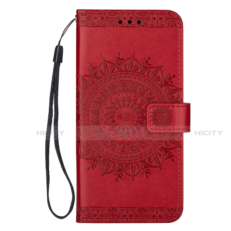 Funda de Cuero Cartera con Soporte Carcasa L08 para Samsung Galaxy S20 Plus 5G Rojo