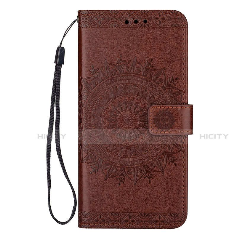 Funda de Cuero Cartera con Soporte Carcasa L08 para Samsung Galaxy S20 Plus Marron