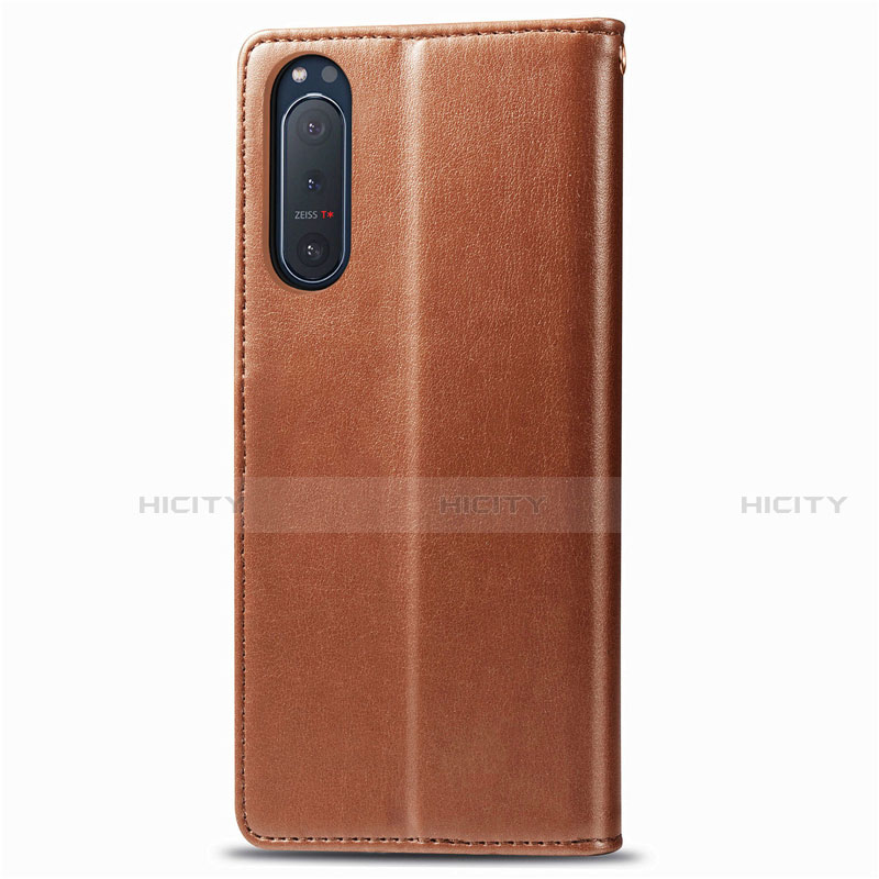 Funda de Cuero Cartera con Soporte Carcasa L08 para Sony Xperia 5 II