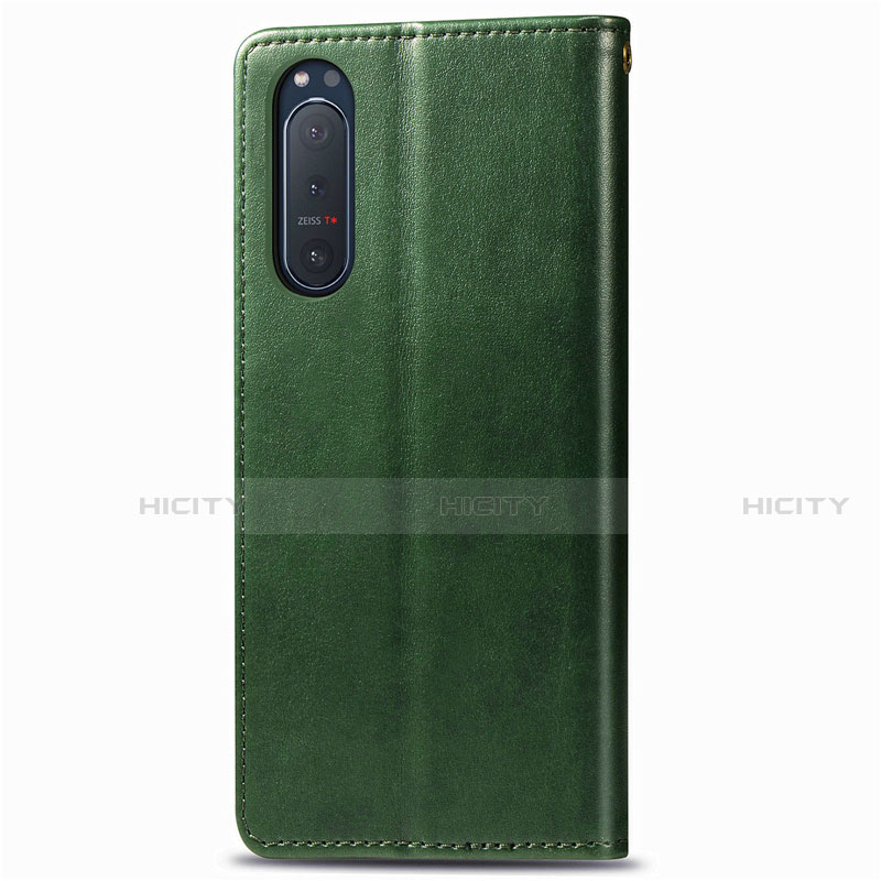 Funda de Cuero Cartera con Soporte Carcasa L08 para Sony Xperia 5 II