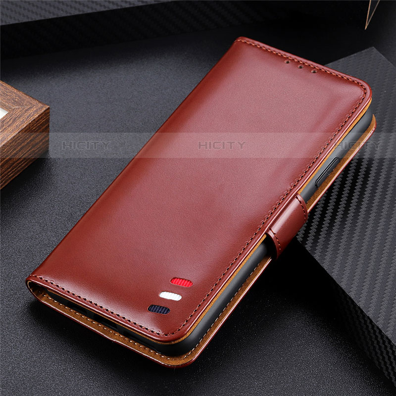 Funda de Cuero Cartera con Soporte Carcasa L08 para Xiaomi Redmi K30S 5G Marron