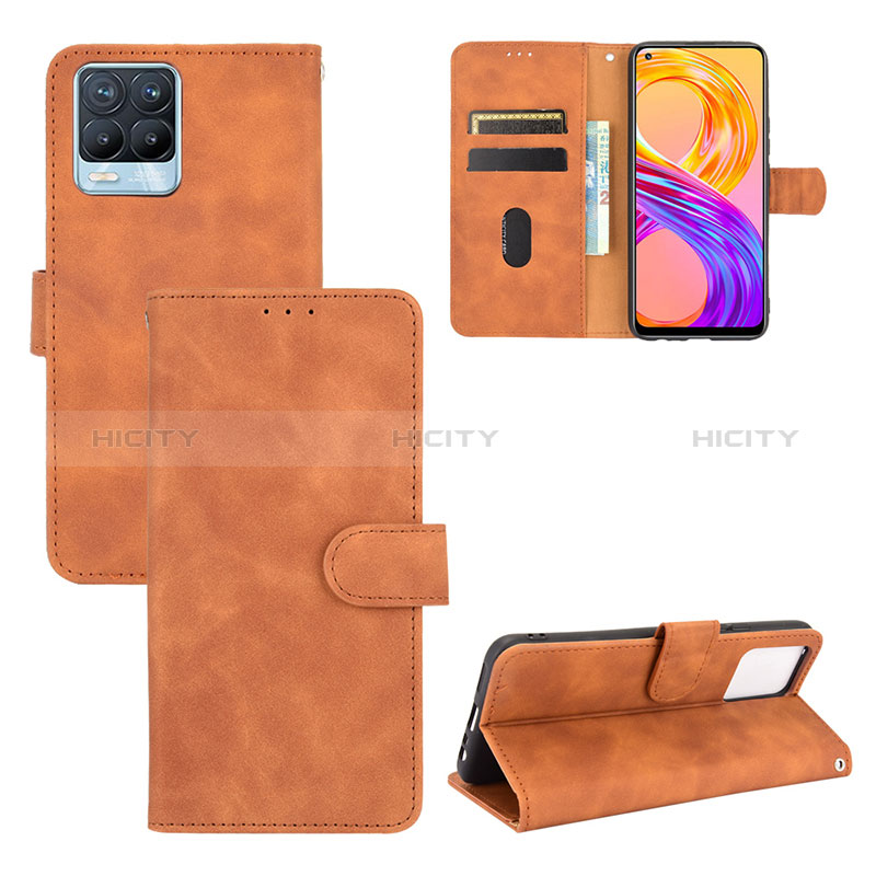 Funda de Cuero Cartera con Soporte Carcasa L08Z para Realme 8 4G