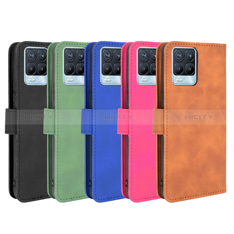 Funda de Cuero Cartera con Soporte Carcasa L08Z para Realme 8 4G