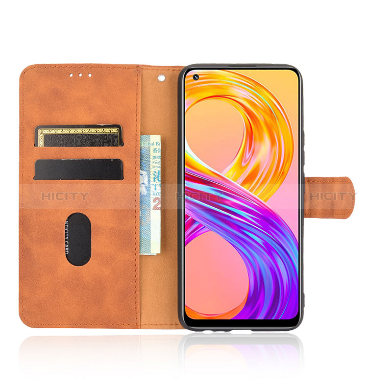 Funda de Cuero Cartera con Soporte Carcasa L08Z para Realme 8 4G