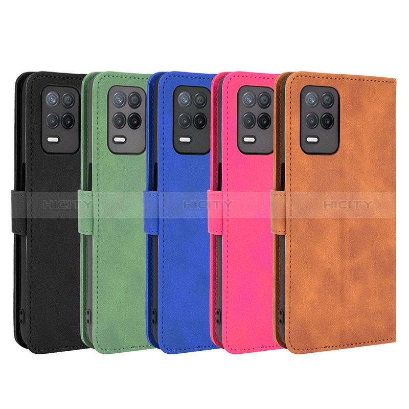 Funda de Cuero Cartera con Soporte Carcasa L08Z para Realme 8 5G