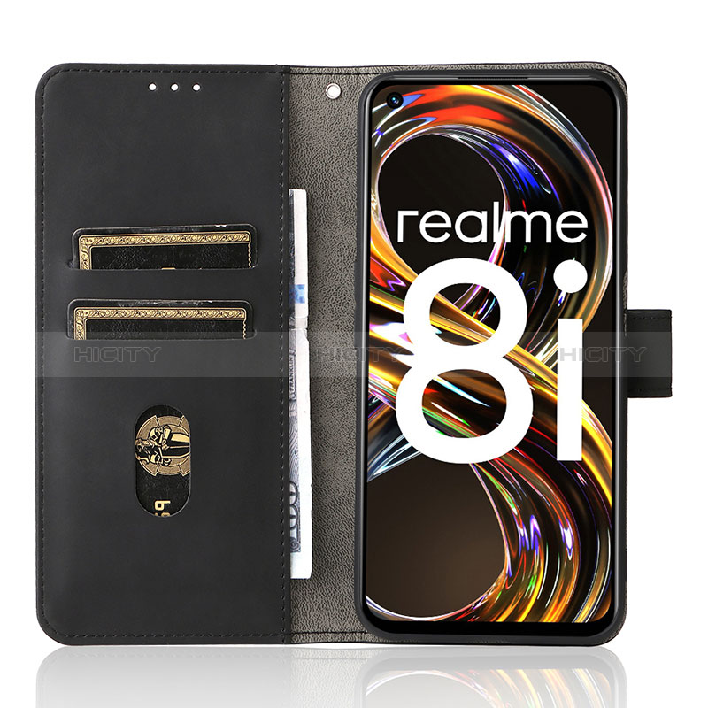 Funda de Cuero Cartera con Soporte Carcasa L08Z para Realme 8i